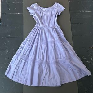 Vintage lavender cotton dress